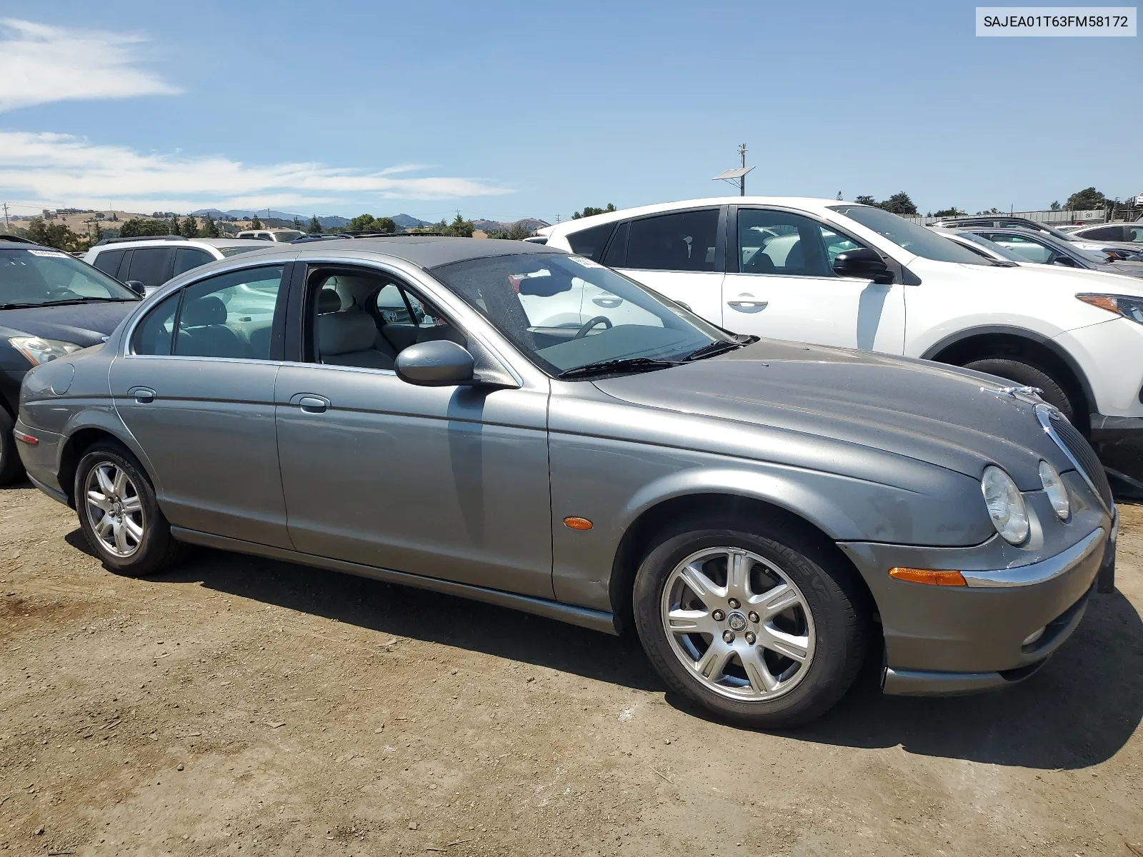 2003 Jaguar S-Type VIN: SAJEA01T63FM58172 Lot: 65616744