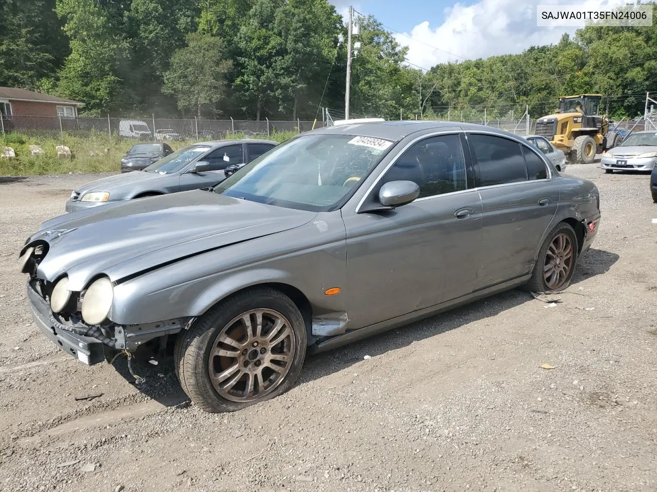 2005 Jaguar S-Type VIN: SAJWA01T35FN24006 Lot: 70459934