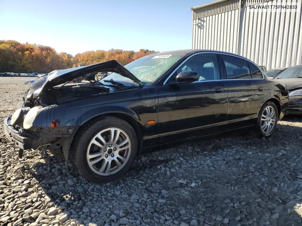 2005 Jaguar S-Type VIN: SAJWA01T75FN42833 Lot: 77436524