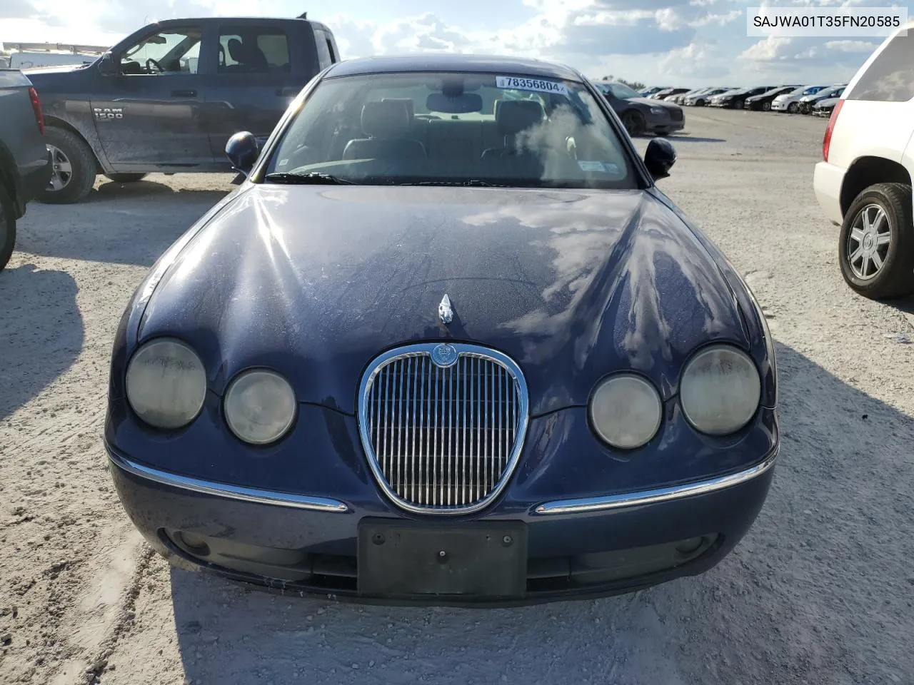 2005 Jaguar S-Type VIN: SAJWA01T35FN20585 Lot: 78356804