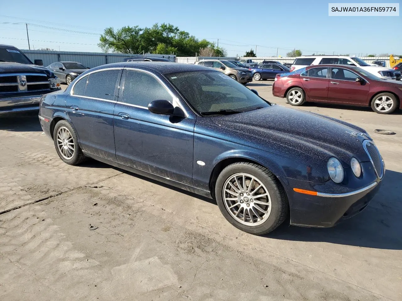 2006 Jaguar S-Type VIN: SAJWA01A36FN59774 Lot: 48831874