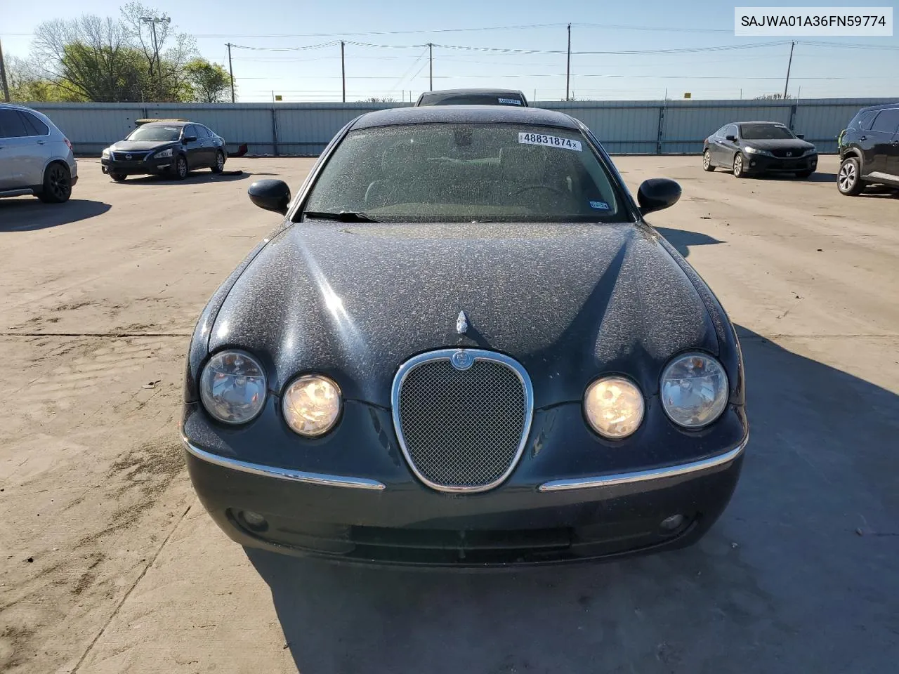 2006 Jaguar S-Type VIN: SAJWA01A36FN59774 Lot: 48831874