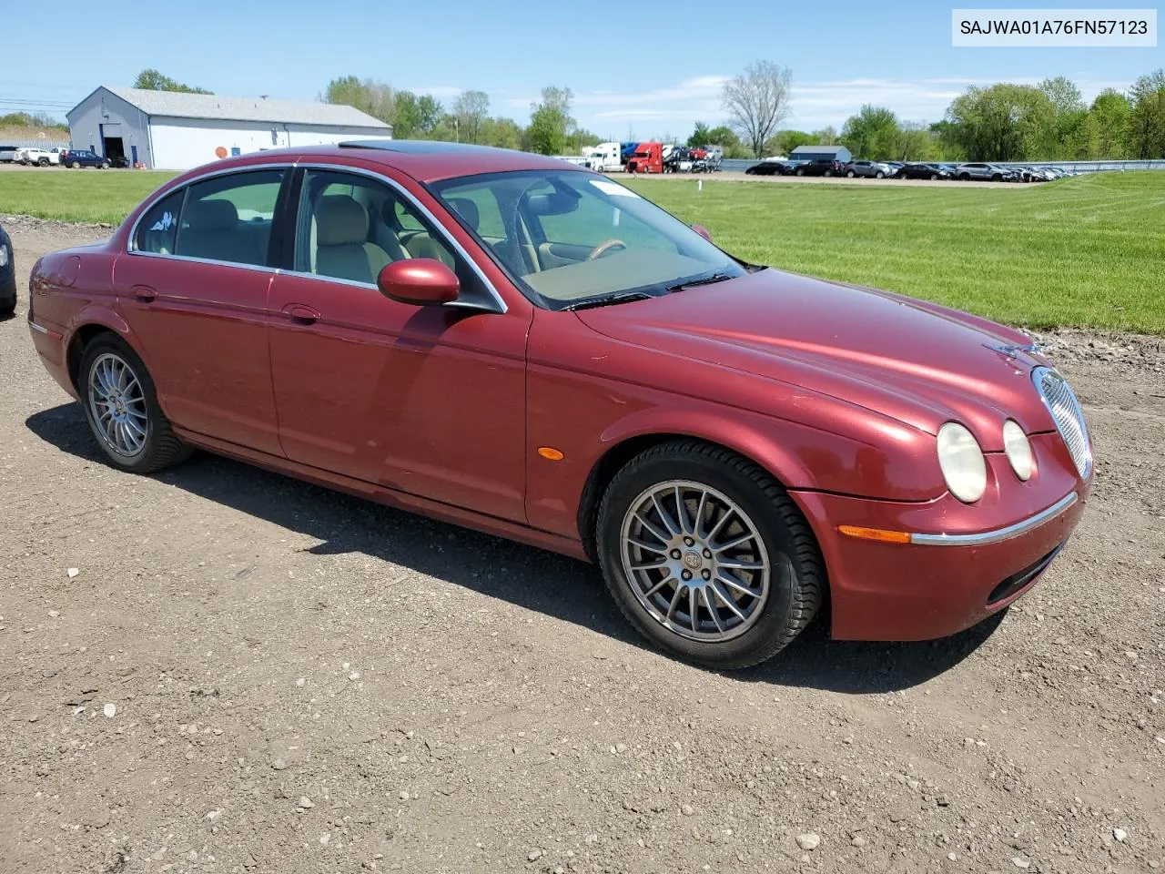 2006 Jaguar S-Type VIN: SAJWA01A76FN57123 Lot: 53371754