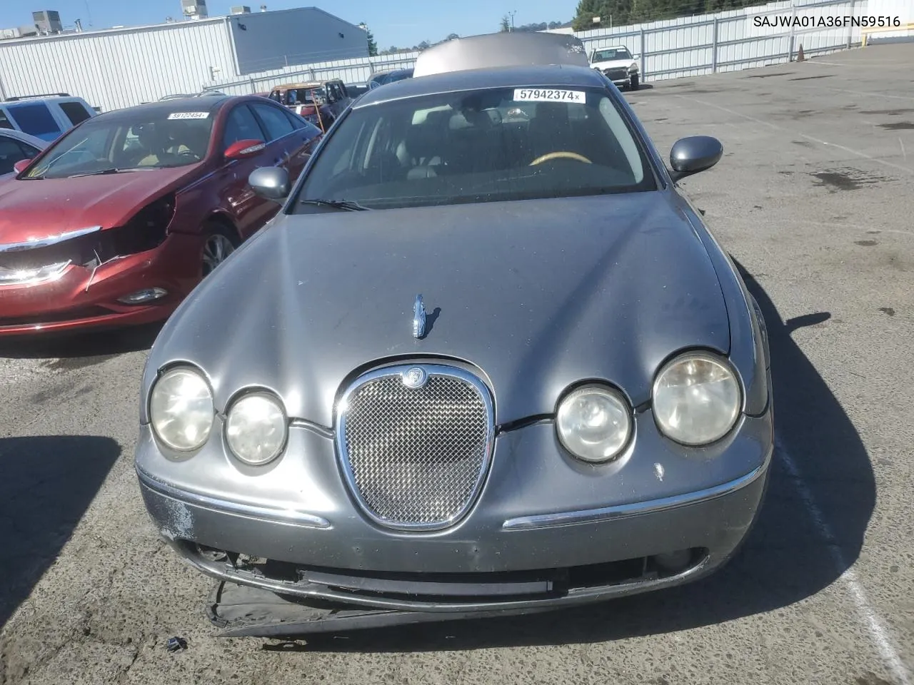 2006 Jaguar S-Type VIN: SAJWA01A36FN59516 Lot: 57942374