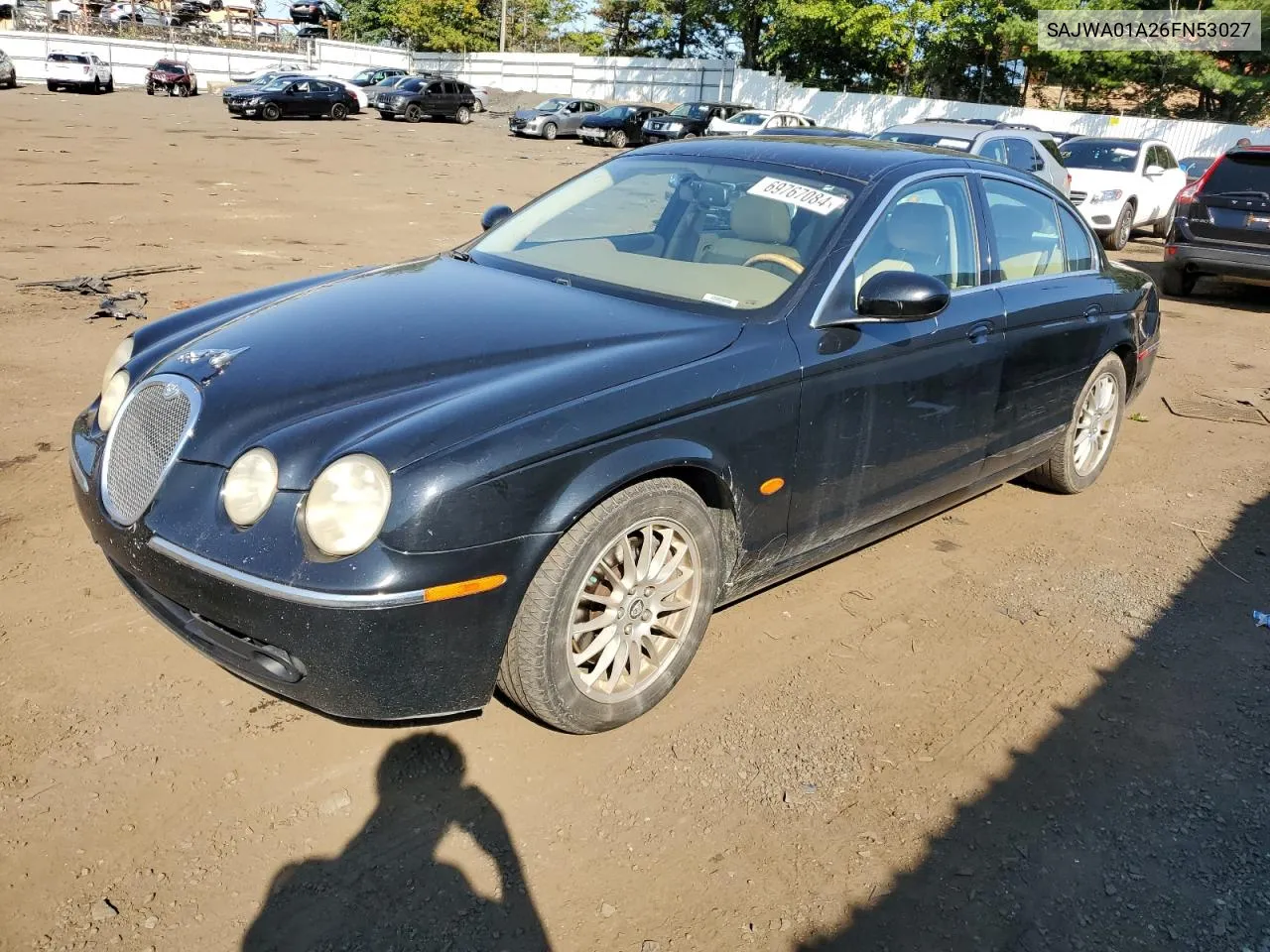 2006 Jaguar S-Type VIN: SAJWA01A26FN53027 Lot: 69767084