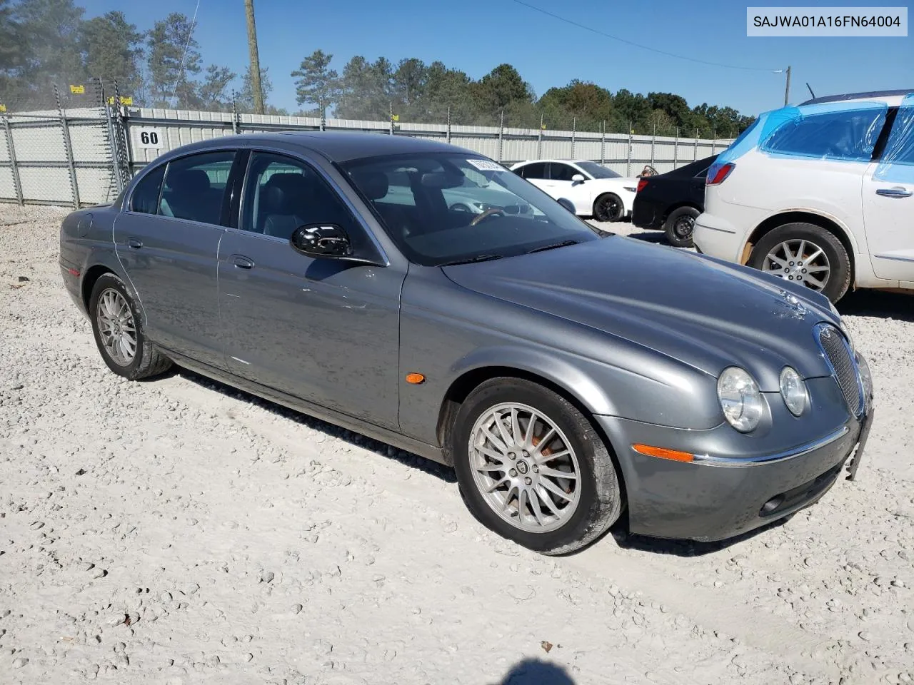 2006 Jaguar S-Type VIN: SAJWA01A16FN64004 Lot: 76757294