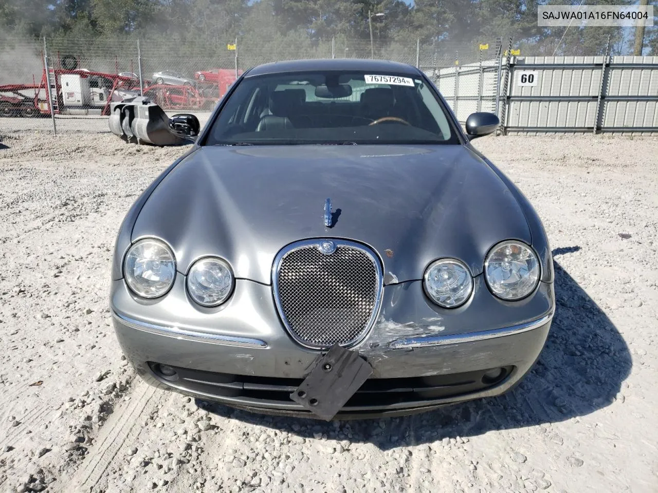 2006 Jaguar S-Type VIN: SAJWA01A16FN64004 Lot: 76757294