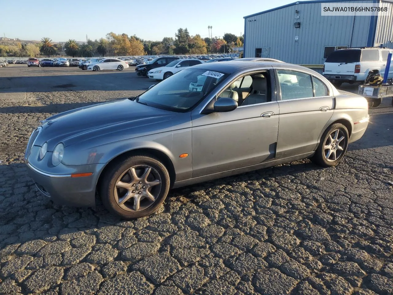 2006 Jaguar S-Type 4.2 VIN: SAJWA01B66HN57868 Lot: 79340404