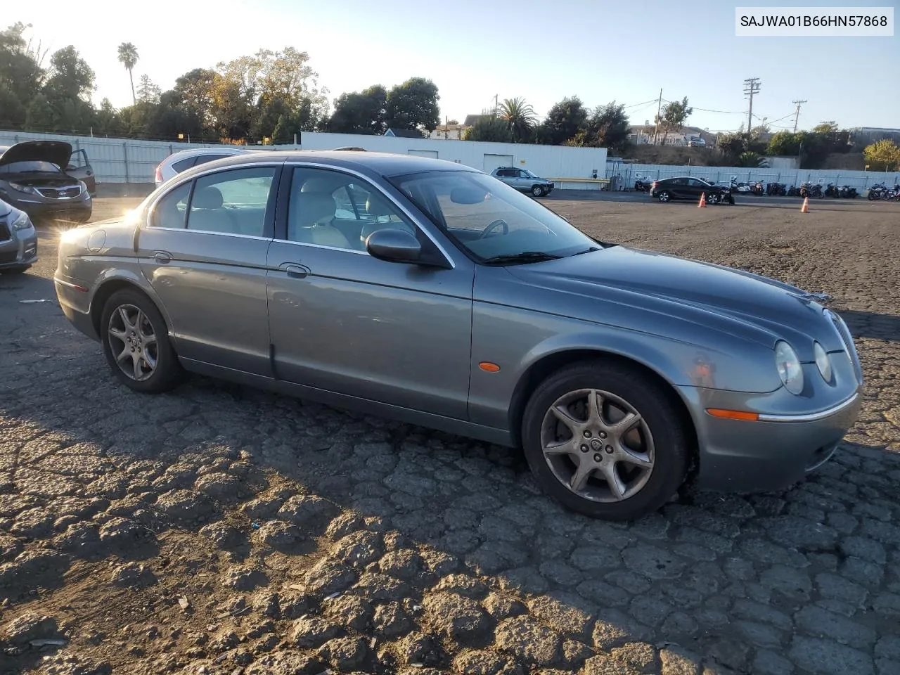 2006 Jaguar S-Type 4.2 VIN: SAJWA01B66HN57868 Lot: 79340404