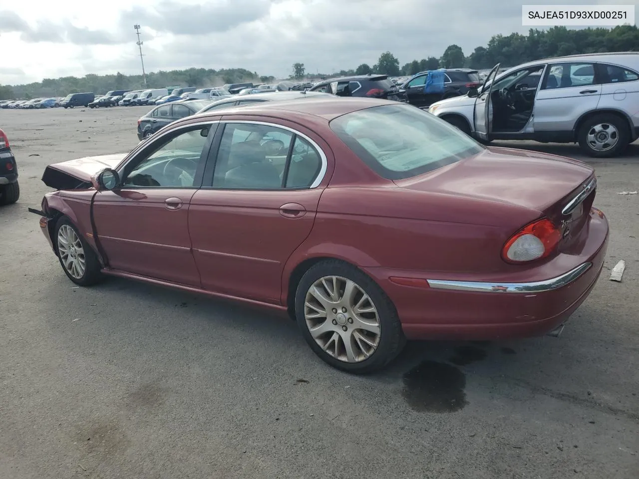 SAJEA51D93XD00251 2003 Jaguar X-Type 2.5