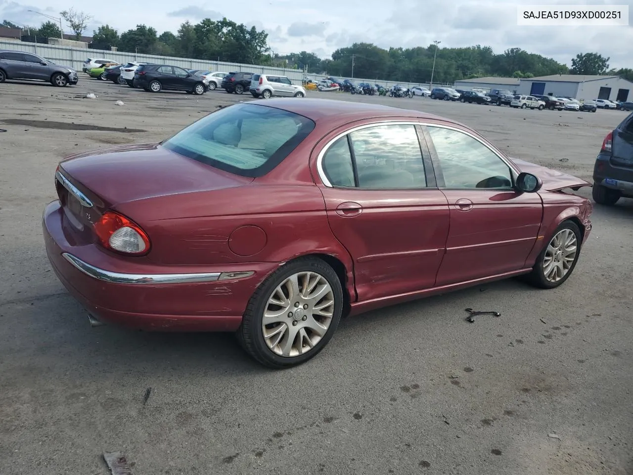 2003 Jaguar X-Type 2.5 VIN: SAJEA51D93XD00251 Lot: 65145324