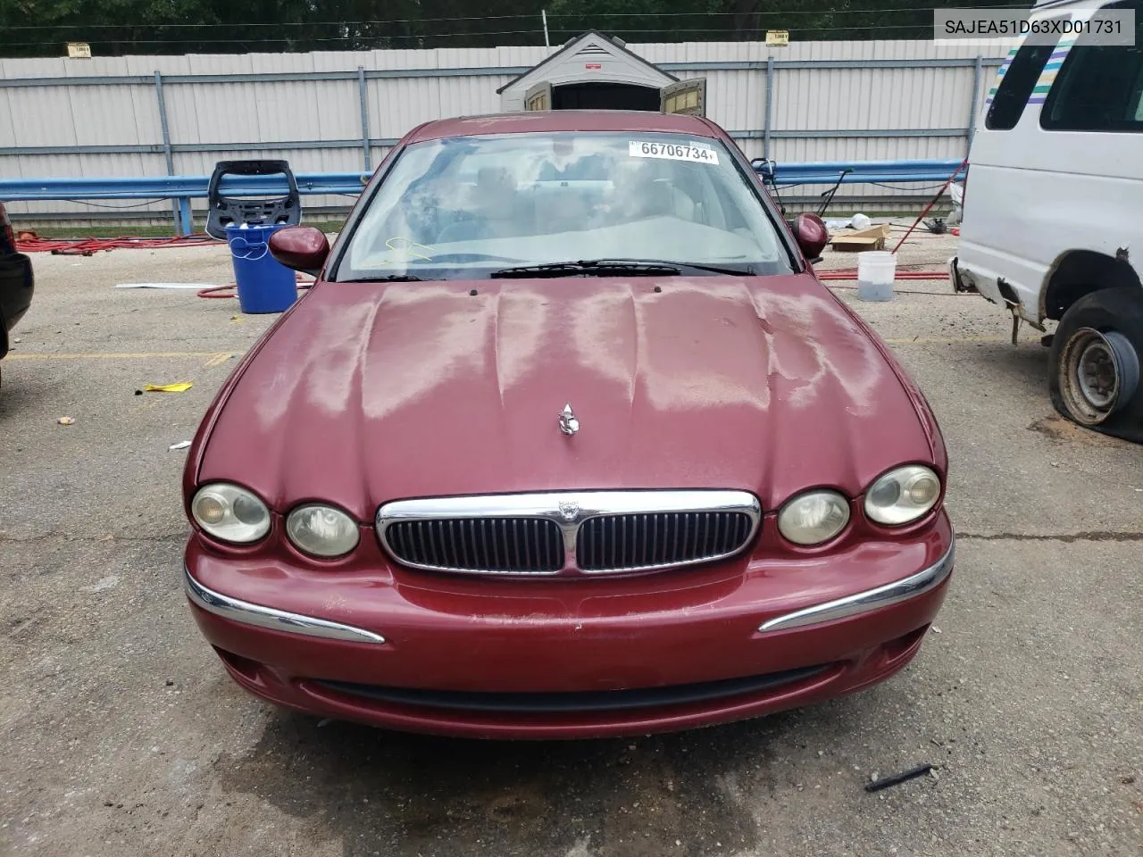 2003 Jaguar X-Type 2.5 VIN: SAJEA51D63XD01731 Lot: 66706734