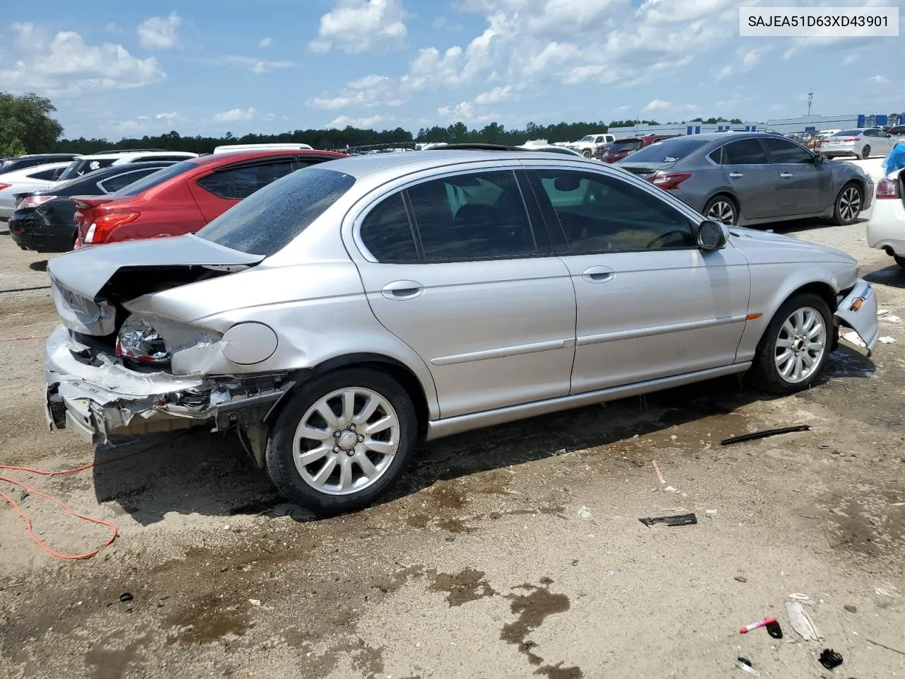 2003 Jaguar X-Type 2.5 VIN: SAJEA51D63XD43901 Lot: 67848024