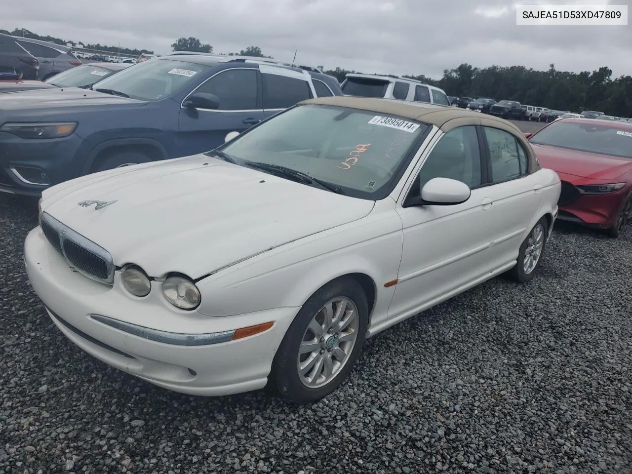 2003 Jaguar X-Type 2.5 VIN: SAJEA51D53XD47809 Lot: 73895014