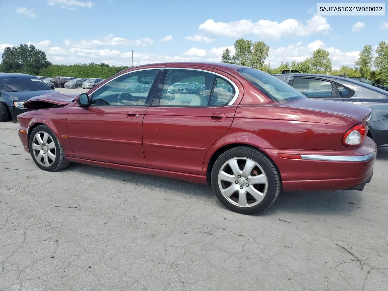 2004 Jaguar X-Type 3.0 VIN: SAJEA51CX4WD60022 Lot: 70491824