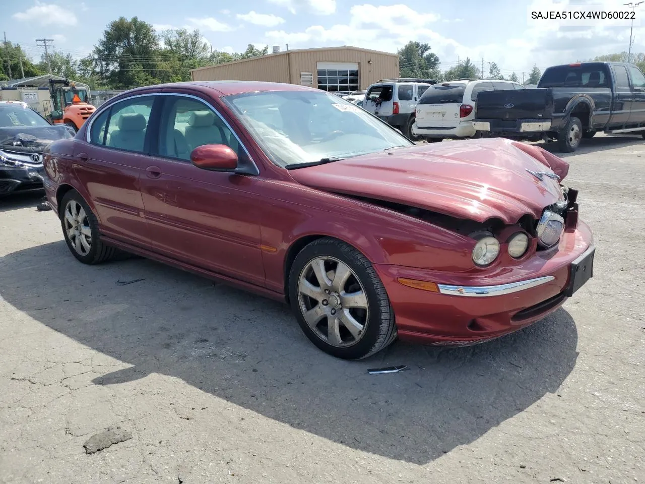 2004 Jaguar X-Type 3.0 VIN: SAJEA51CX4WD60022 Lot: 70491824