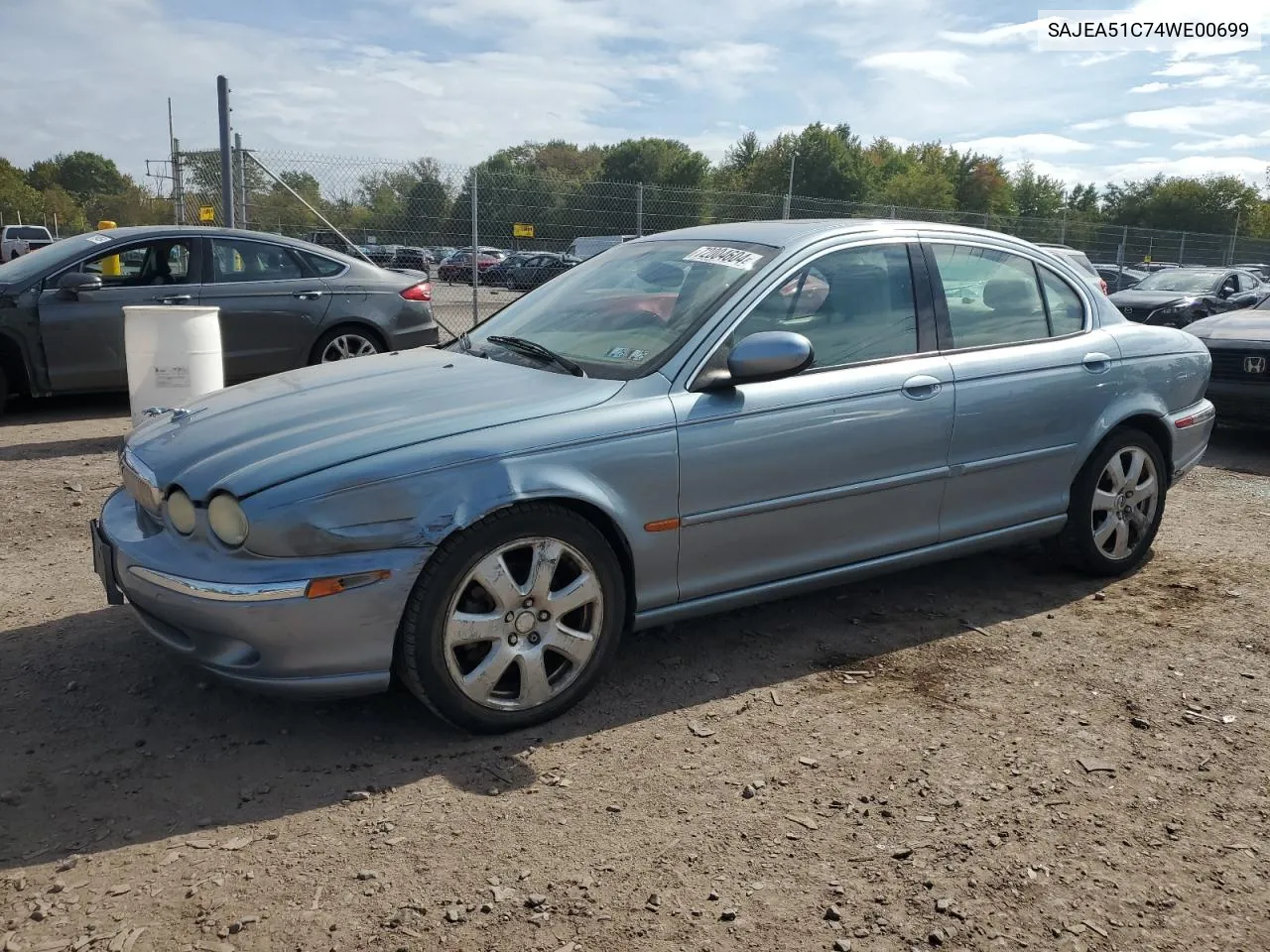 2004 Jaguar X-Type 3.0 VIN: SAJEA51C74WE00699 Lot: 72004604