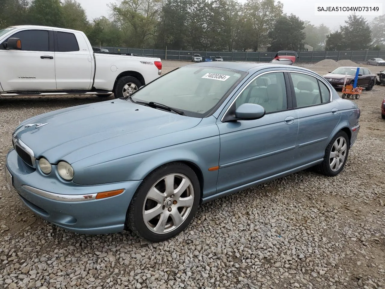 2004 Jaguar X-Type 3.0 VIN: SAJEA51C04WD73149 Lot: 74020364