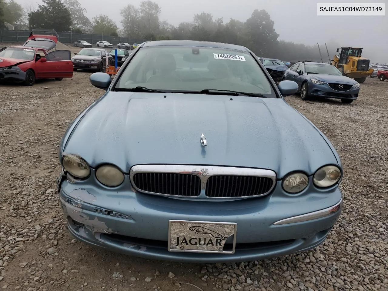 2004 Jaguar X-Type 3.0 VIN: SAJEA51C04WD73149 Lot: 74020364