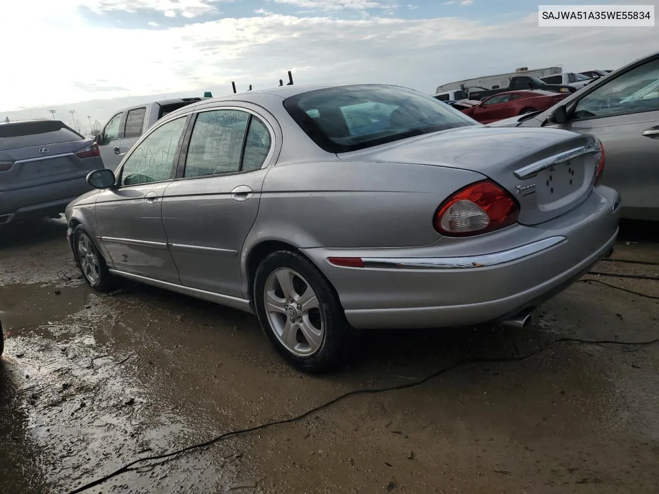 2005 Jaguar X-Type 3.0 VIN: SAJWA51A35WE55834 Lot: 42930694