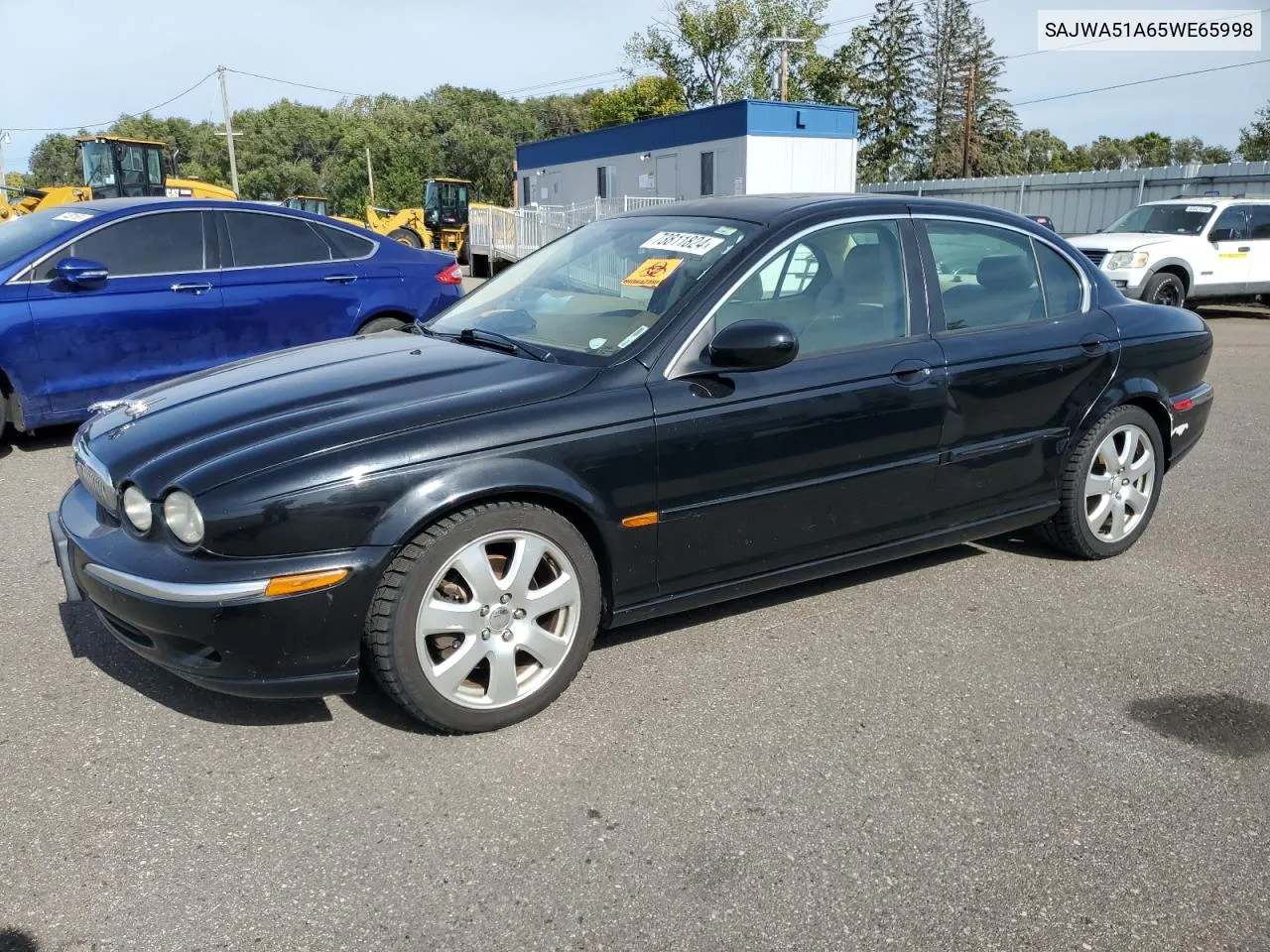 2005 Jaguar X-Type 3.0 VIN: SAJWA51A65WE65998 Lot: 73811824