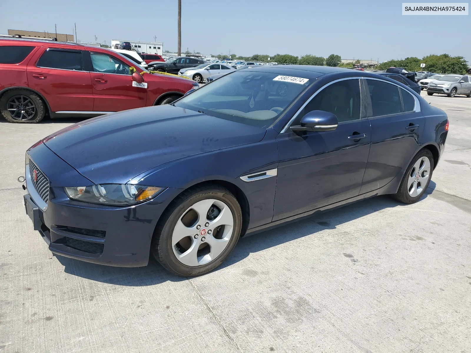 2017 Jaguar Xe VIN: SAJAR4BN2HA975424 Lot: 58074674