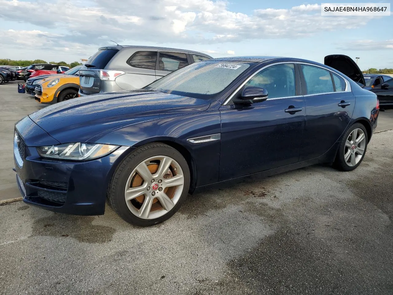 2017 Jaguar Xe Prestige VIN: SAJAE4BN4HA968647 Lot: 73994724