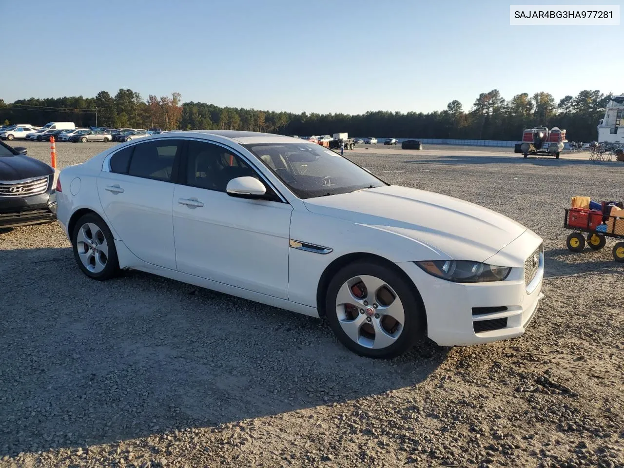 2017 Jaguar Xe VIN: SAJAR4BG3HA977281 Lot: 78381904