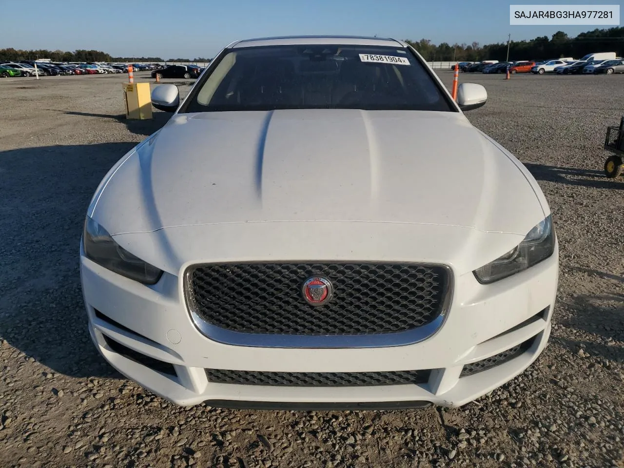 2017 Jaguar Xe VIN: SAJAR4BG3HA977281 Lot: 78381904