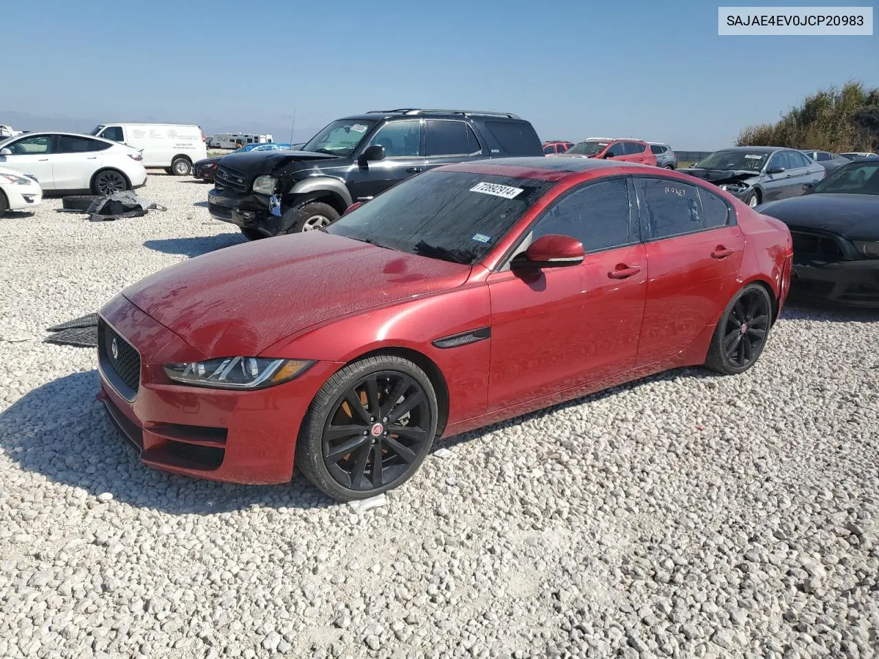 2018 Jaguar Xe Prestige VIN: SAJAE4EV0JCP20983 Lot: 72892914