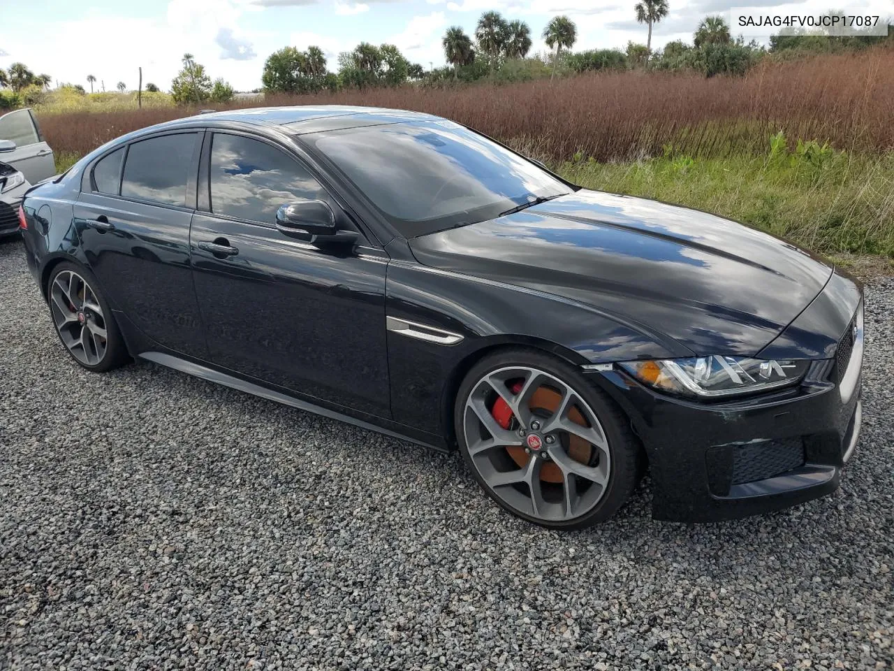 2018 Jaguar Xe S VIN: SAJAG4FV0JCP17087 Lot: 74130924