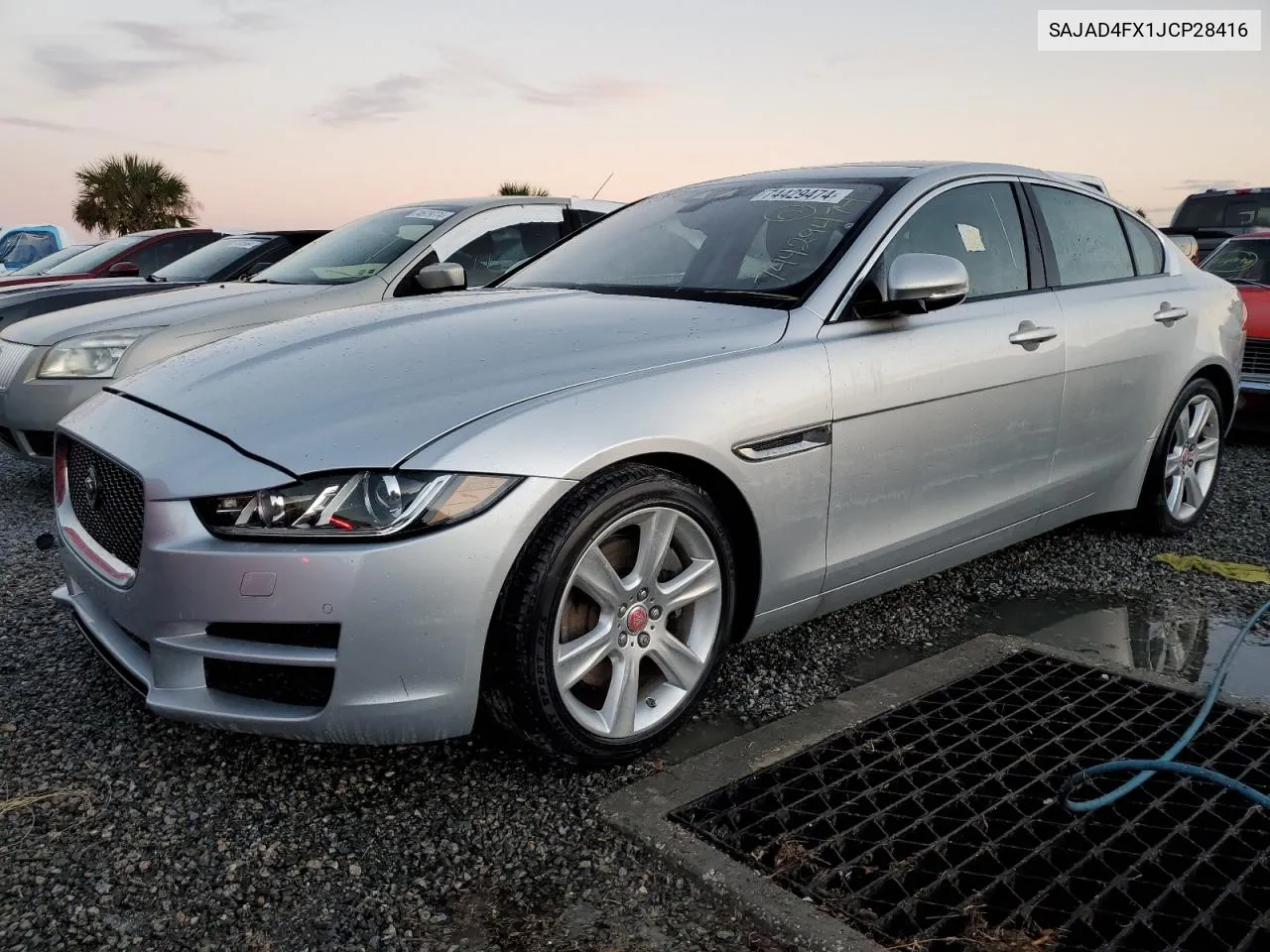 2018 Jaguar Xe Premium VIN: SAJAD4FX1JCP28416 Lot: 74429474