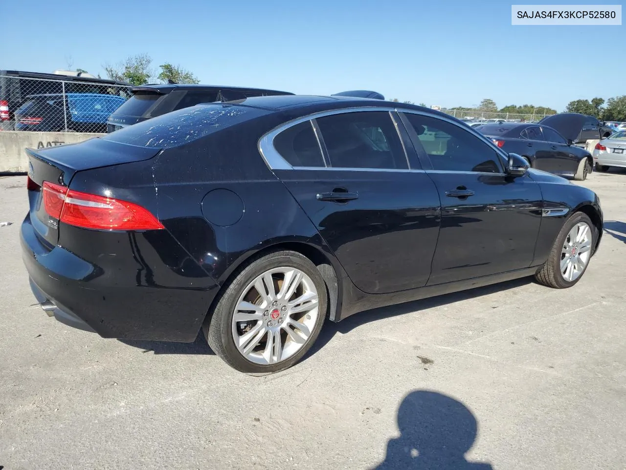 2019 Jaguar Xe VIN: SAJAS4FX3KCP52580 Lot: 77914654