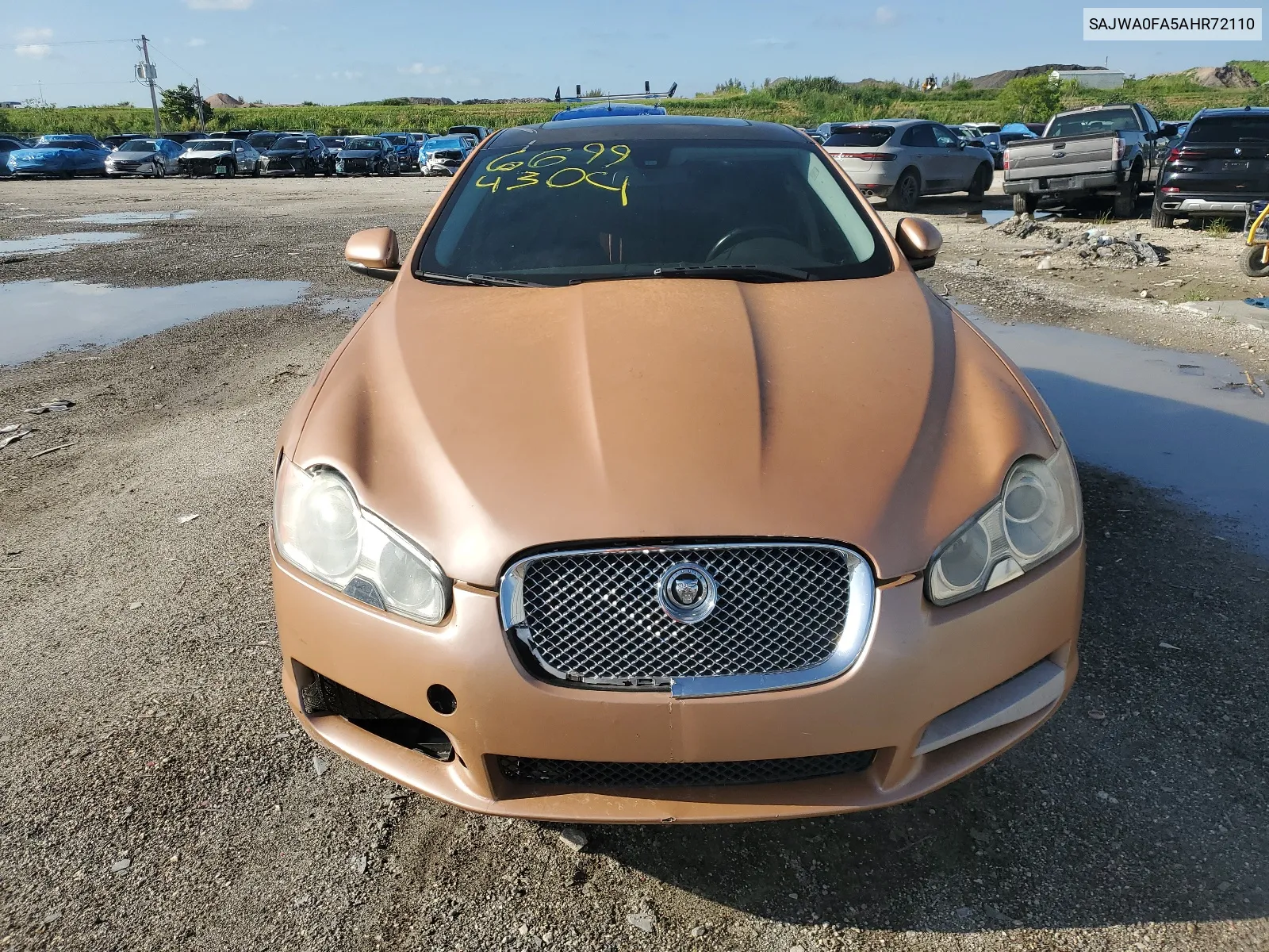 2010 Jaguar Xf Luxury VIN: SAJWA0FA5AHR72110 Lot: 66994304