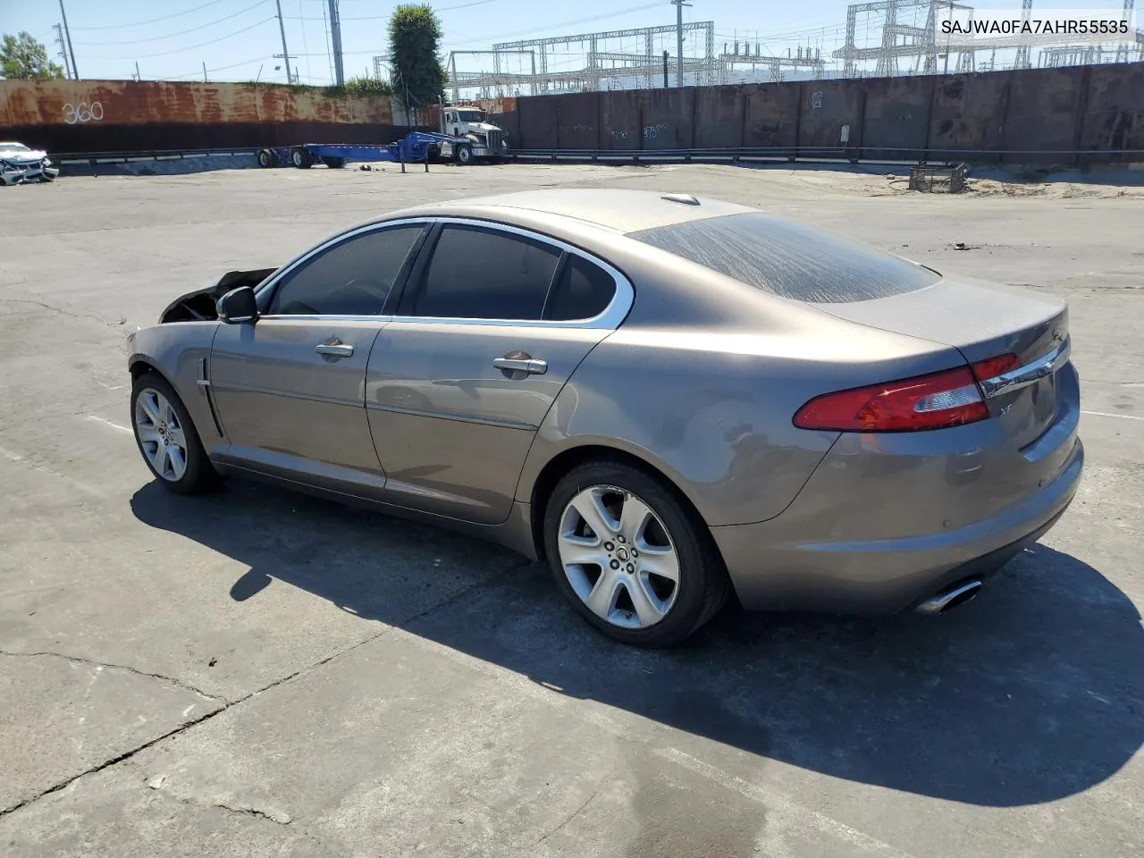 2010 Jaguar Xf Luxury VIN: SAJWA0FA7AHR55535 Lot: 69507084