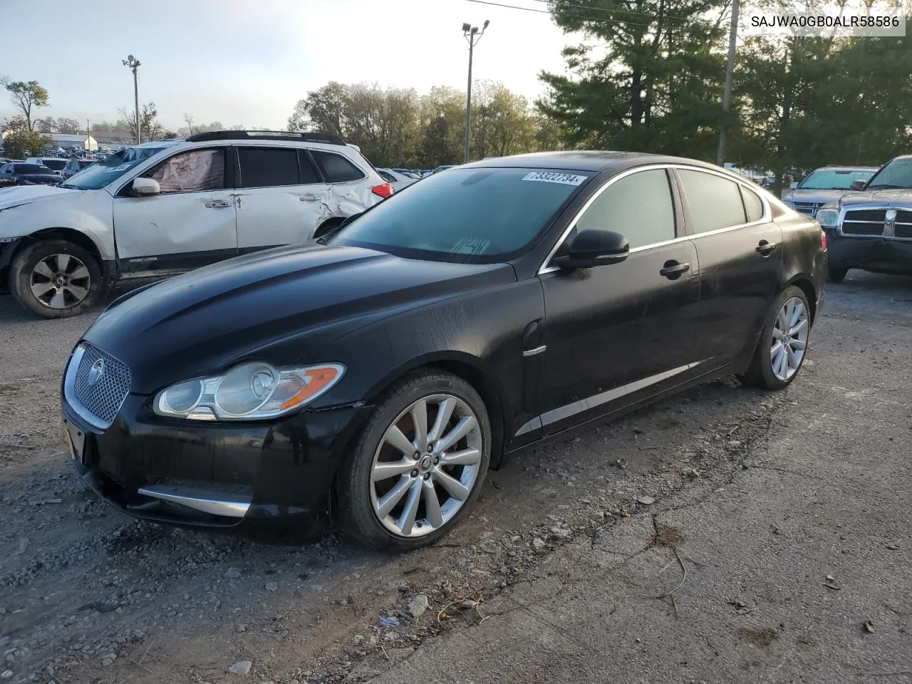 2010 Jaguar Xf Premium VIN: SAJWA0GB0ALR58586 Lot: 73322734