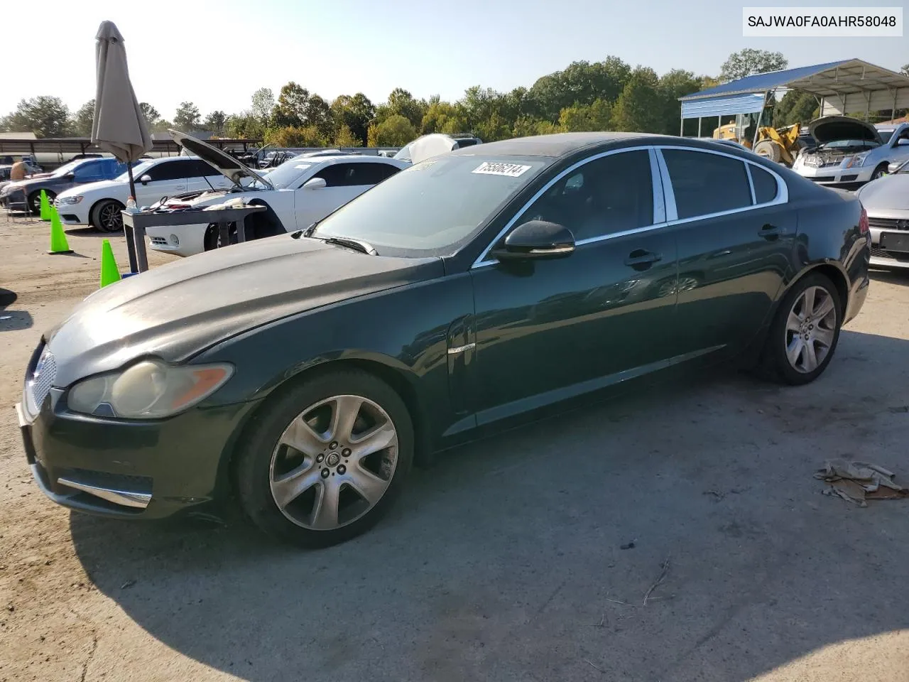 2010 Jaguar Xf Luxury VIN: SAJWA0FA0AHR58048 Lot: 75506214