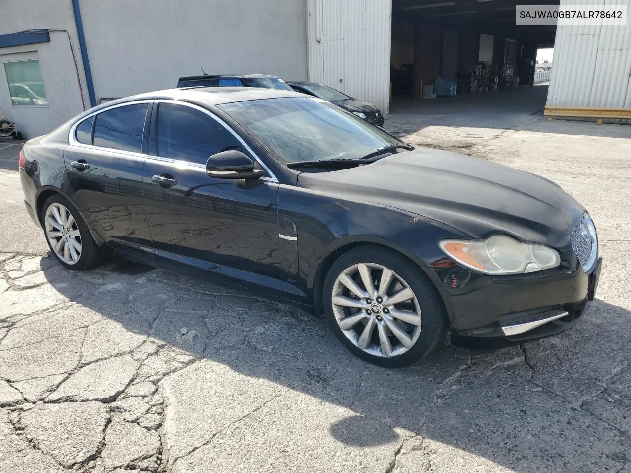 2010 Jaguar Xf Premium VIN: SAJWA0GB7ALR78642 Lot: 78722684