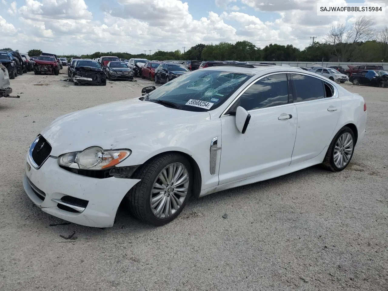 2011 Jaguar Xf VIN: SAJWA0FB8BLS15984 Lot: 59588254