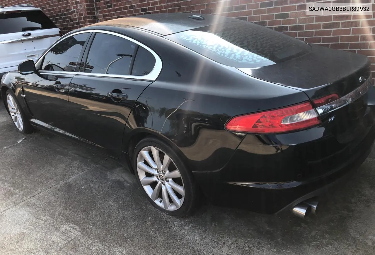 2011 Jaguar Xf Premium VIN: SAJWA0GB3BLR89932 Lot: 71298084