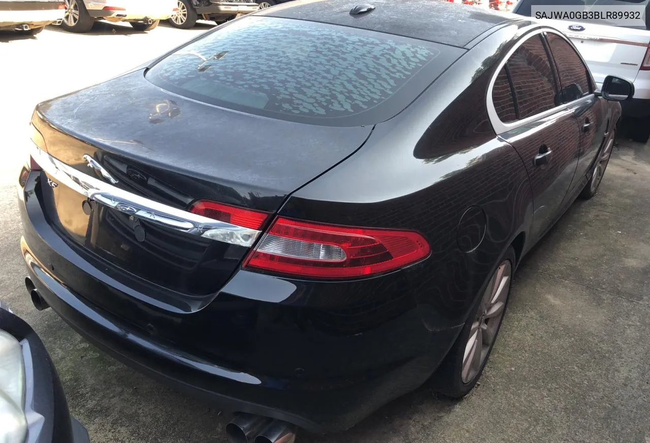 SAJWA0GB3BLR89932 2011 Jaguar Xf Premium