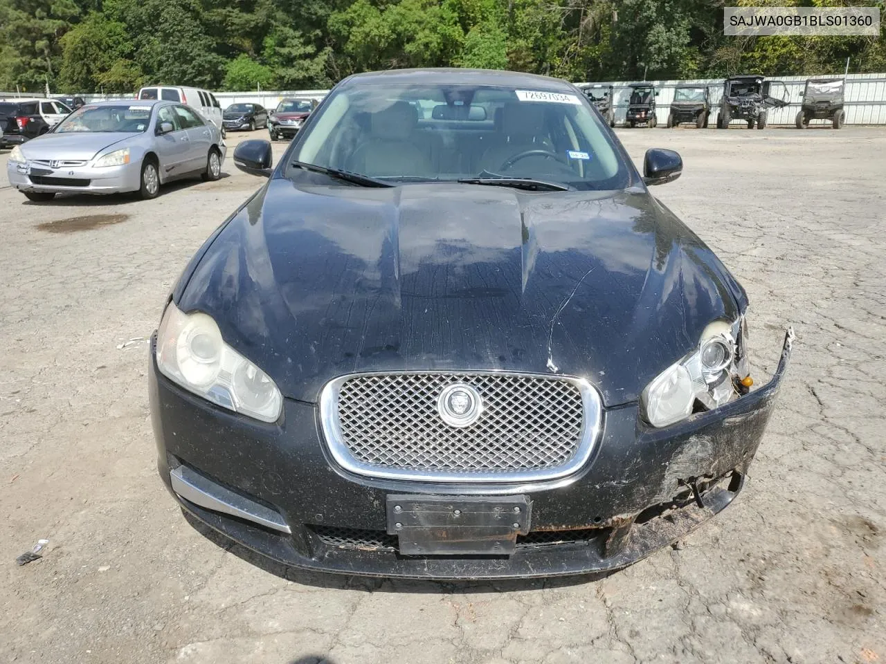 2011 Jaguar Xf Premium VIN: SAJWA0GB1BLS01360 Lot: 72697034