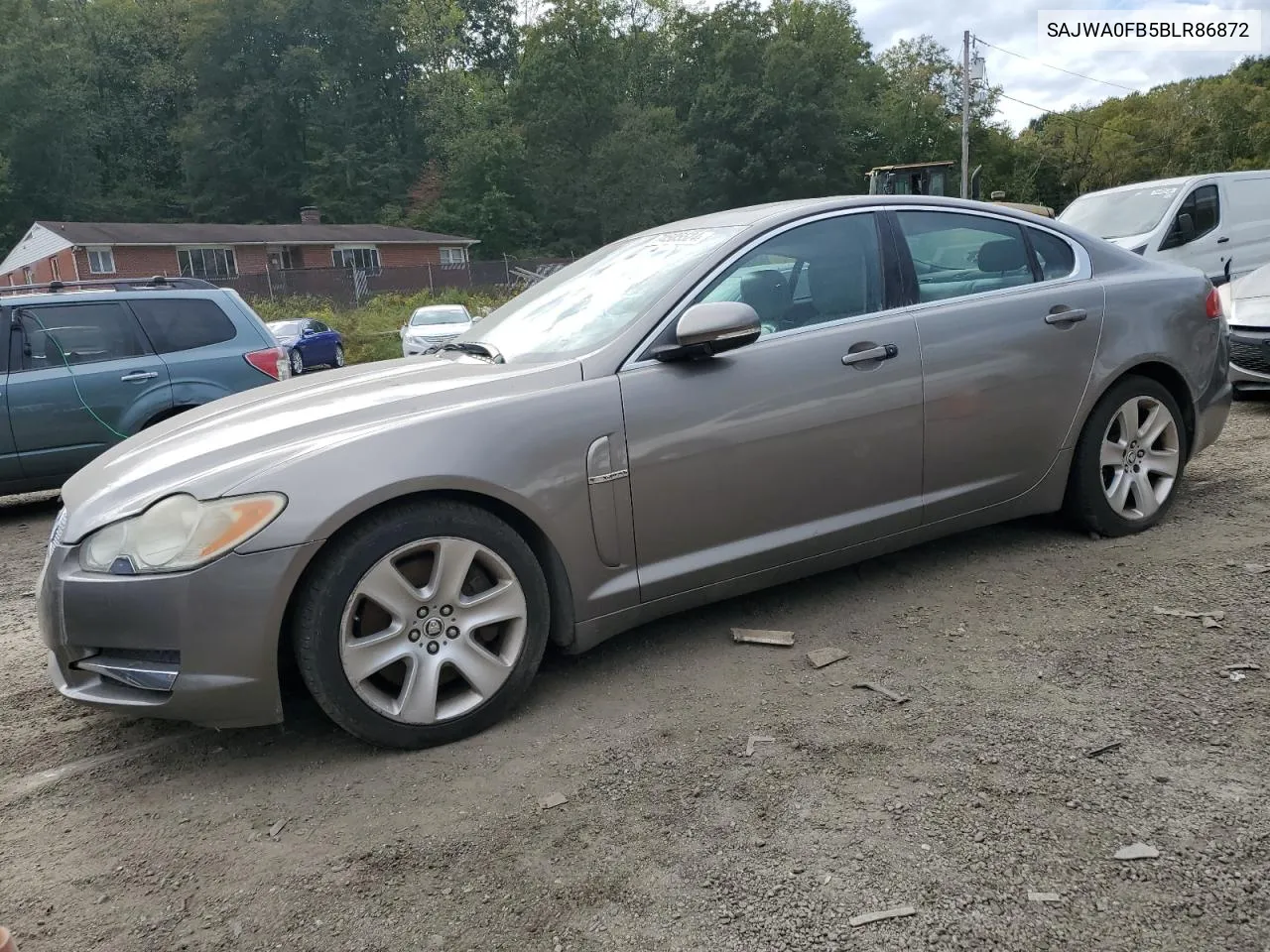 2011 Jaguar Xf VIN: SAJWA0FB5BLR86872 Lot: 74505524