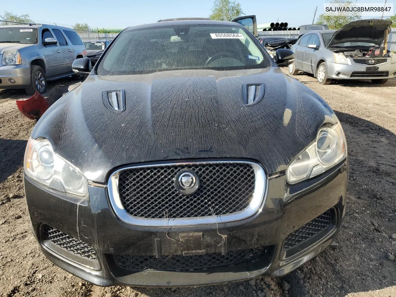 2011 Jaguar Xf R VIN: SAJWA0JC8BMR98847 Lot: 80508564