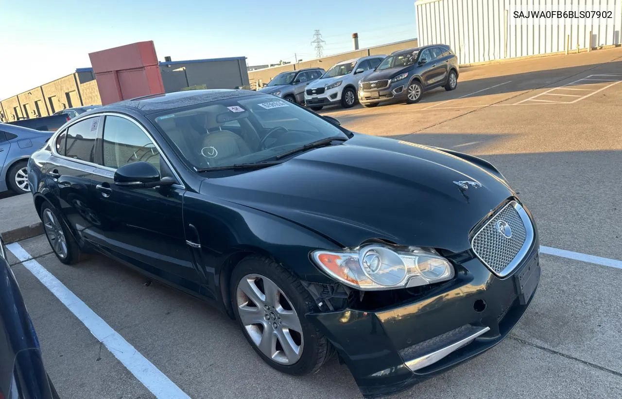 SAJWA0FB6BLS07902 2011 Jaguar Xf