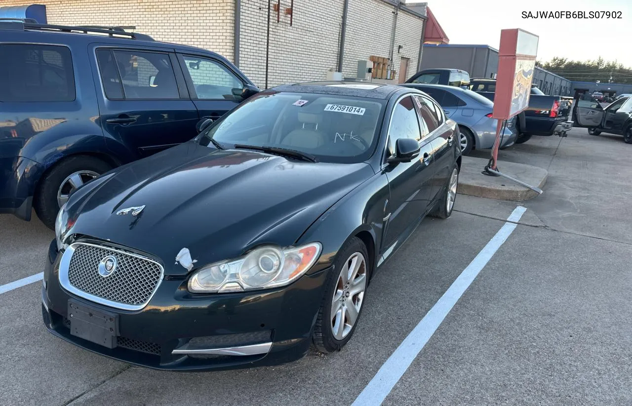 SAJWA0FB6BLS07902 2011 Jaguar Xf