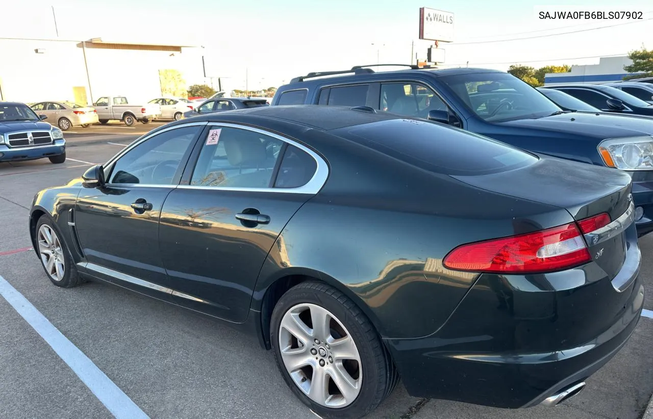 SAJWA0FB6BLS07902 2011 Jaguar Xf