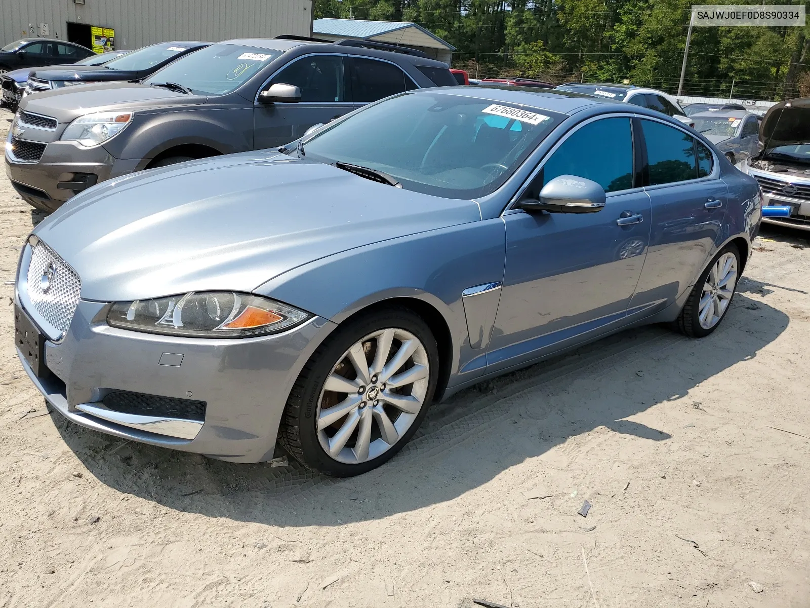 2013 Jaguar Xf VIN: SAJWJ0EF0D8S90334 Lot: 67680364