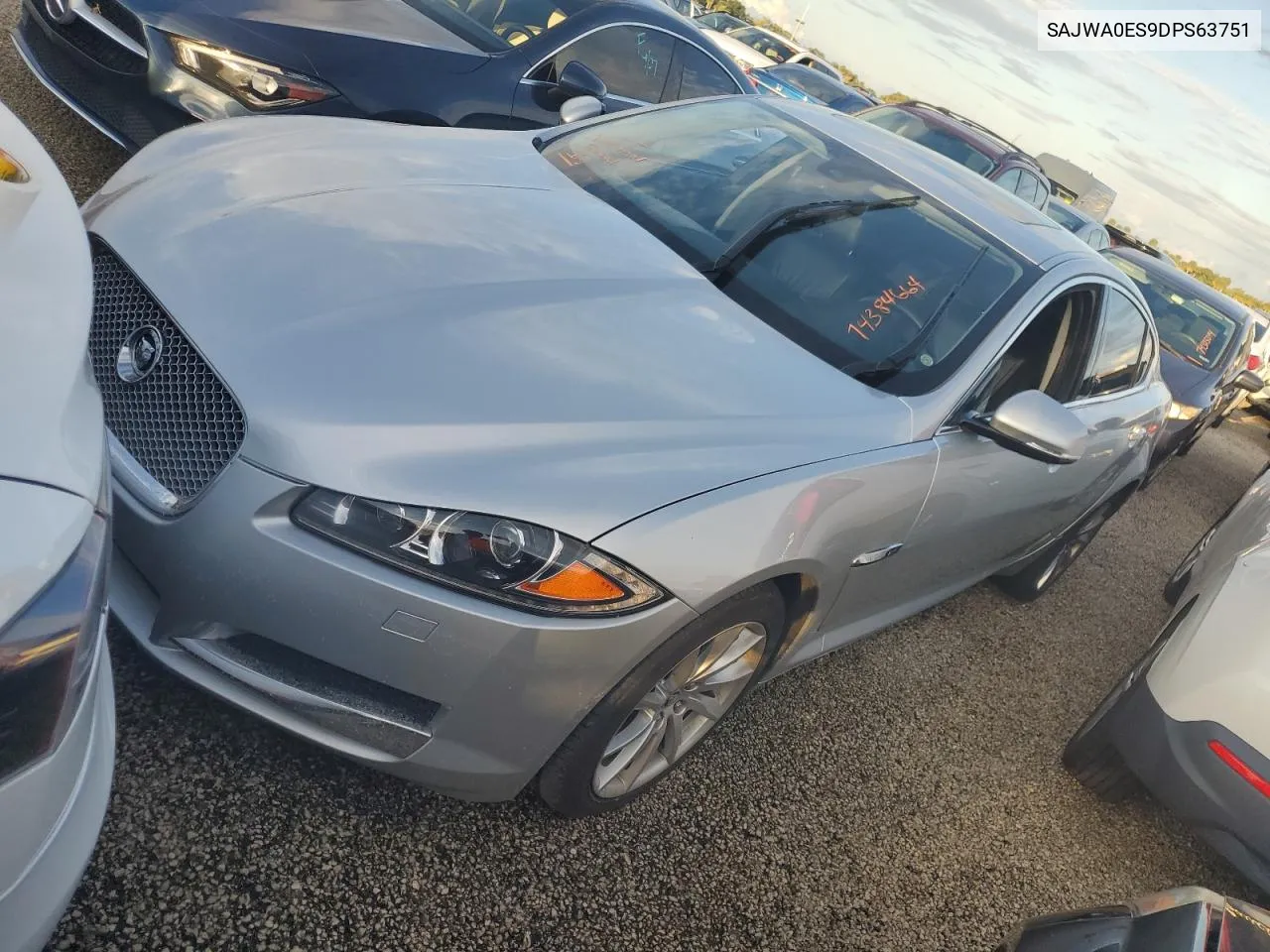 2013 Jaguar Xf VIN: SAJWA0ES9DPS63751 Lot: 74384664