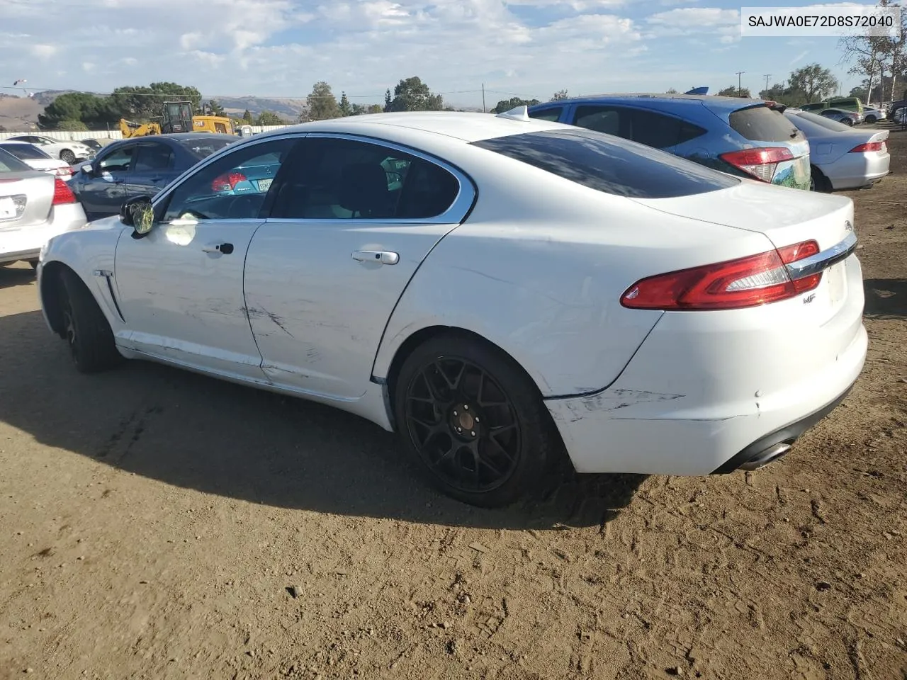 2013 Jaguar Xf VIN: SAJWA0E72D8S72040 Lot: 77898764